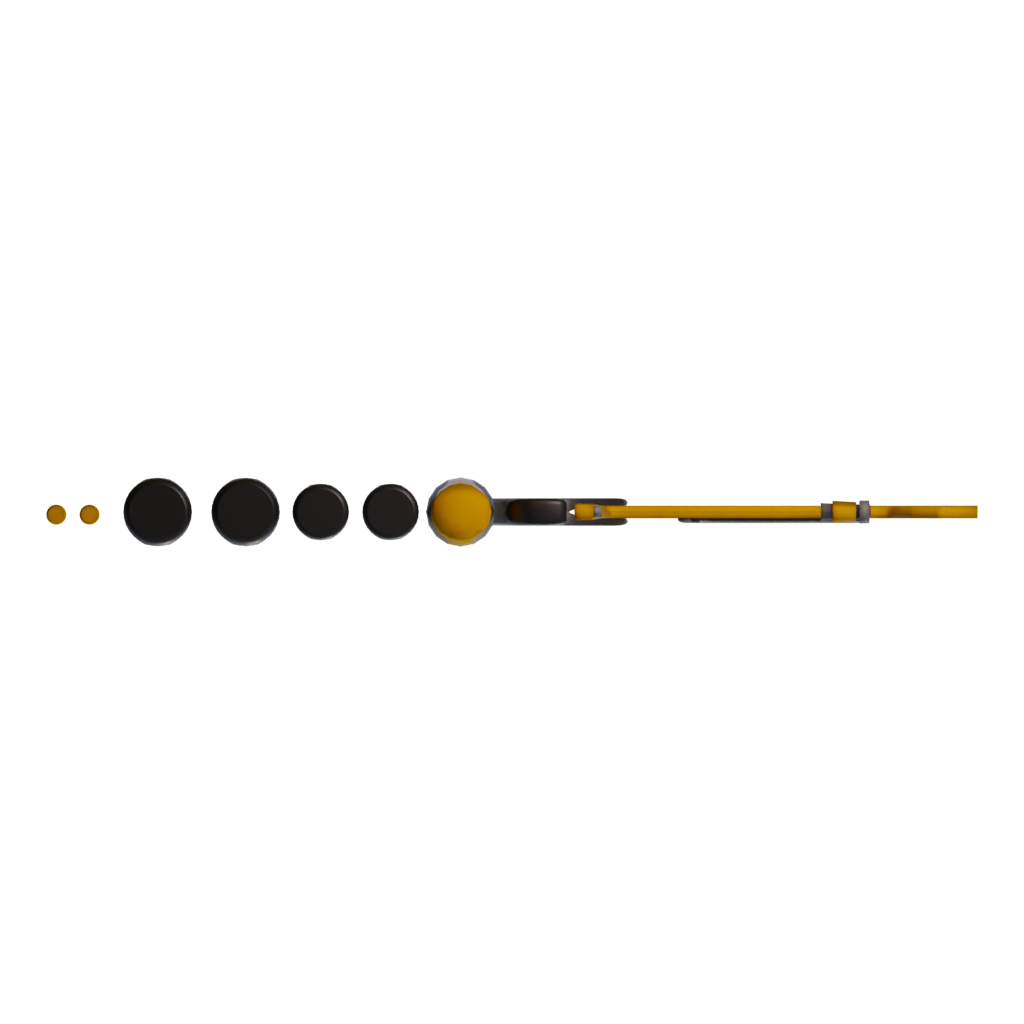 Bottom view of the 6 Piece Screwdriver Set With Bonus Side Cutters 3D model